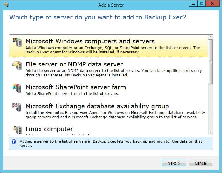 How To Install Remote Agent For Backup Exec 2015